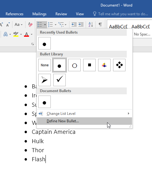  How To Add Bullets In Microsoft Word 2013 Retaround