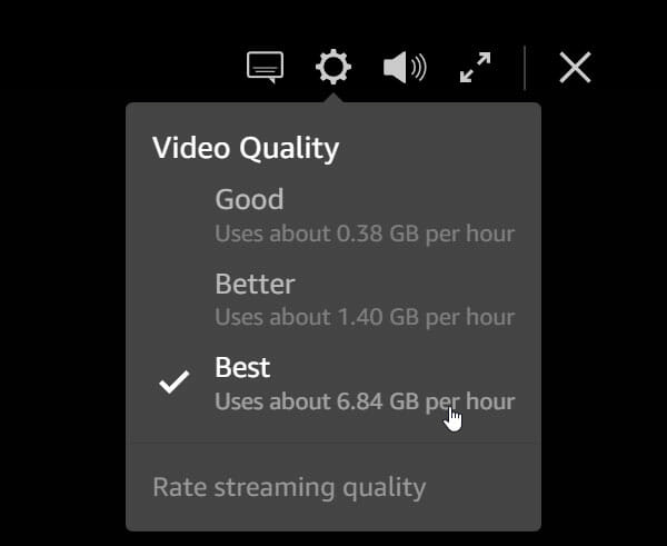 How To Change Video Quality On Amazon Prime