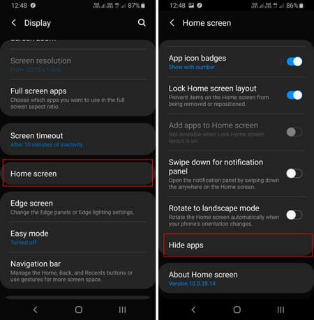 How To Hide Apps On Samsung mobile