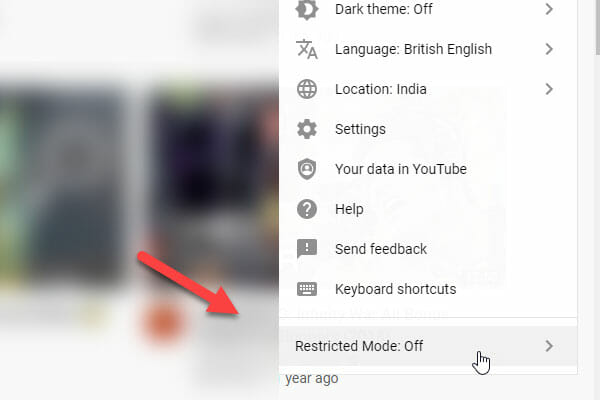 How To Turn On Restricted Mode On YouTube