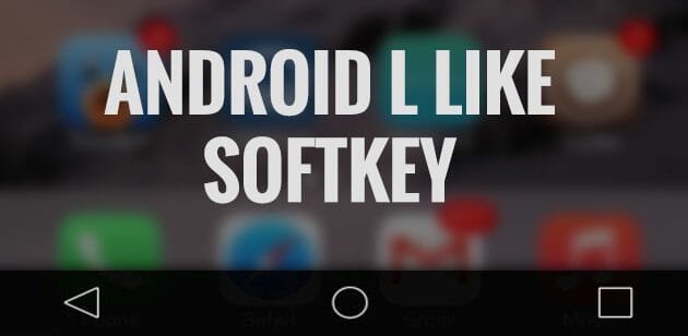 Add Android L Like Softkey in iOS