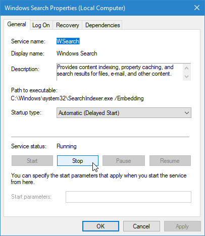 100% Disk usage issue on Windows 10