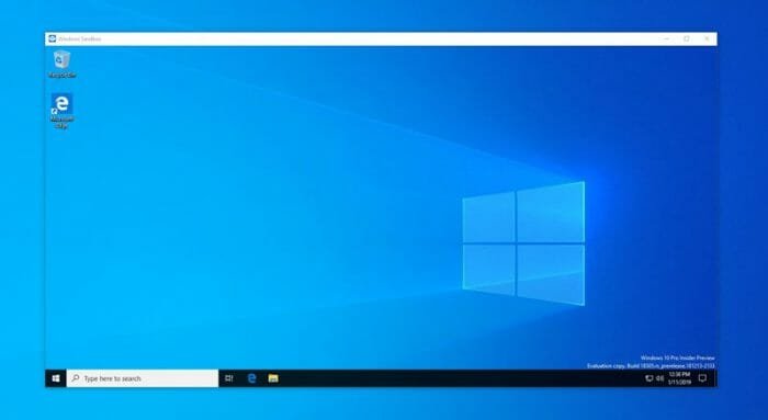 Enable and Use Windows Sandbox in Windows 10