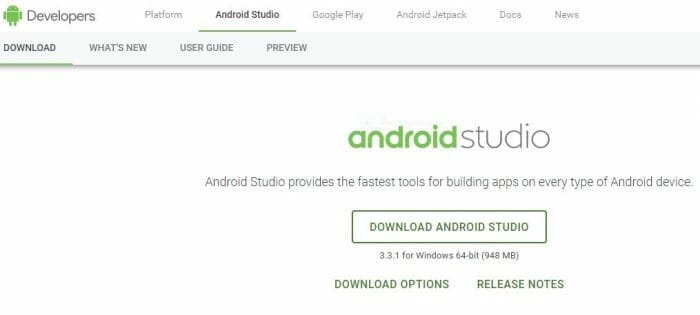 download the new version for android Android Studio 2022.3.1.20