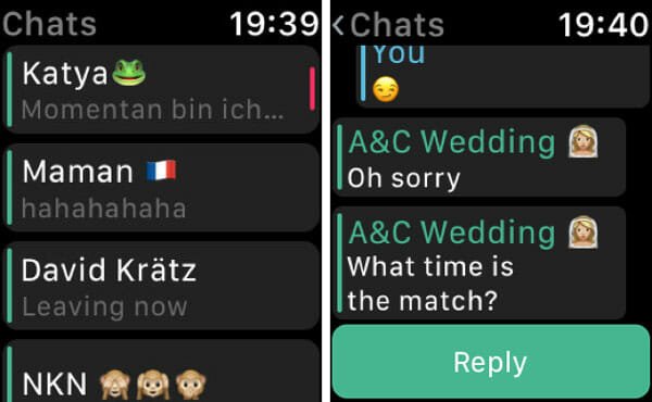 IM+ Watch Use WhatsApp On Apple Watch