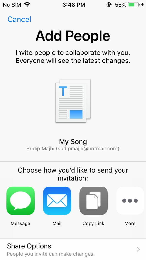 How To Get Direct Link Of Any iCloud File From iOS