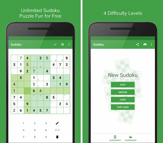 Sudoku Best Android Games That Don’t Require Internet