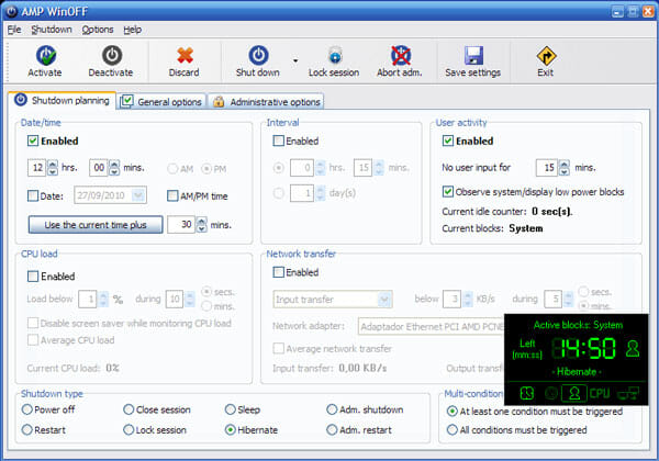 AMP WinOFF Best Ways to Shutdown Windows at Scheduled Time