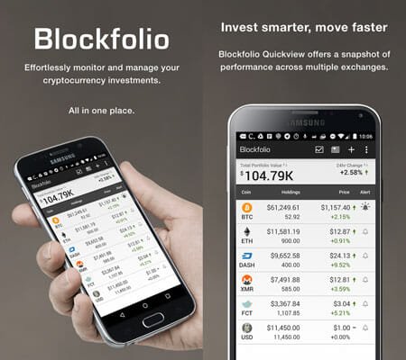 Blockfolio Bitcoin Cryptocurrency Management Apps for Android and iOS