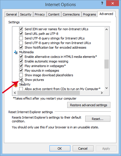 Disable-image-in-IE