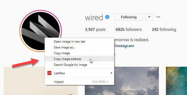 Download Instagram Profile Picture on PC