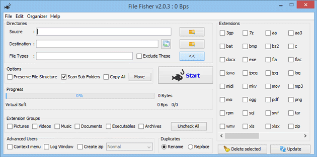 File-Fisher-user-Interface