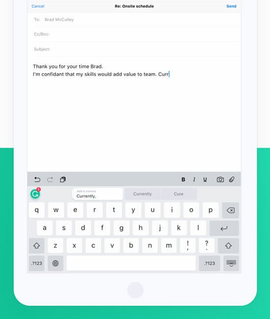Grammarly Best Third-Party Keyboard Apps for iPhone