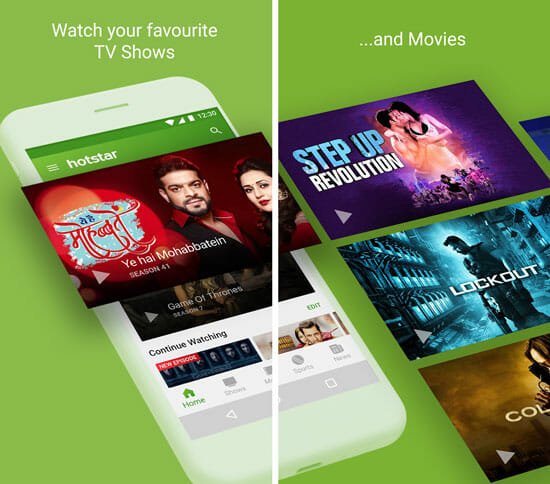 Hotstar Best Android Apps to Watch Movies and TV Shows