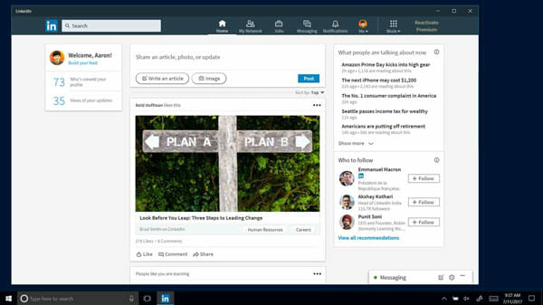 LinkedIn Best Social Media Clients for Windows