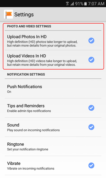 Upload photos in HD to Facebook pages