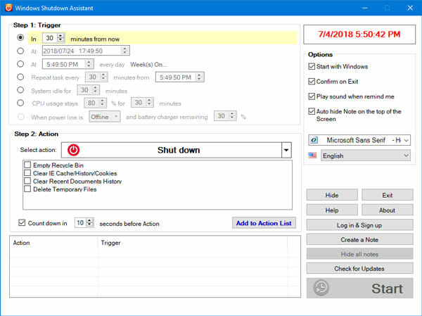 Windows Shutdown Assistant Best Ways to Shutdown Windows at Scheduled Time