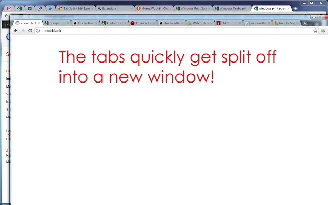 Tab Split