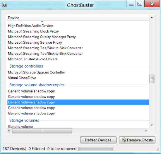 Remove Device information from Windows registry - Ghostbuster