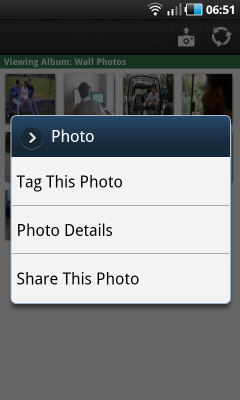 Photo tagging and captions