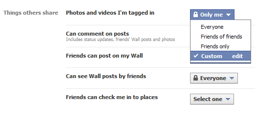 Prevent others from tagging you in photos and videos in Facebook