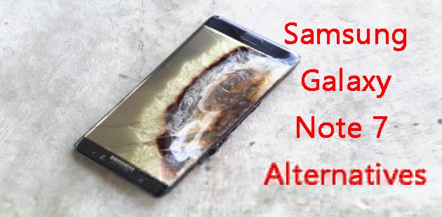 samsung galaxy note 7 alternatives