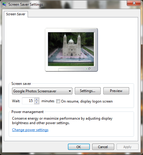 how to make google photos screen saver windows