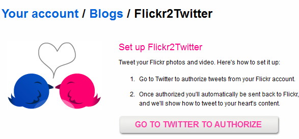 set up email photo uploads to Flickr and Twitter